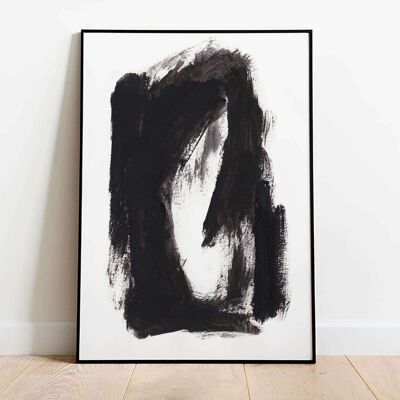 Abstract Brush Lines 07 Poster (50 x 70 cm)