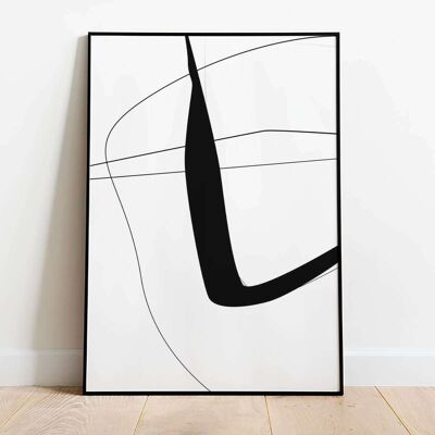 Abstract Pencil Lines 001 Poster (61 x 91 cm)