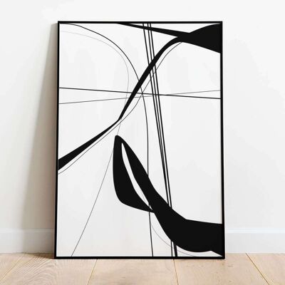 Abstract Pencil Lines 002 Poster (50 x 70 cm)