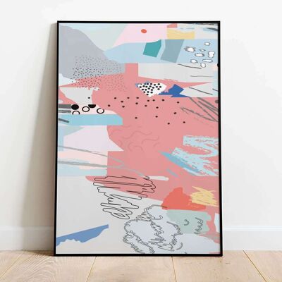 Abstract Scandi 002 Poster (50 x 70 cm)