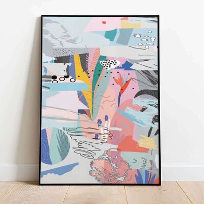 Abstract Scandi 003 Poster (50 x 70 cm)