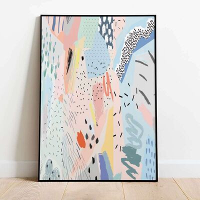 Abstract Scandi 004 Poster (42 x 59.4cm)