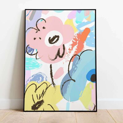 Abstract Spring 001 Poster (50 x 70 cm)