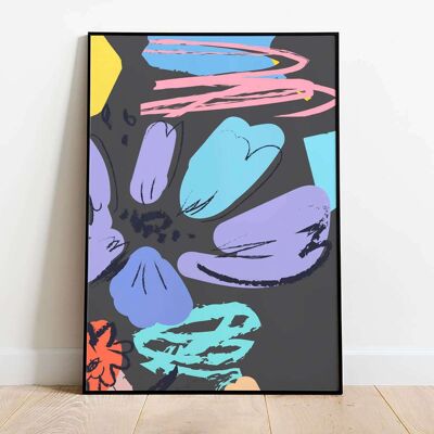 Abstract Spring Dark 006 Poster (50 x 70 cm)