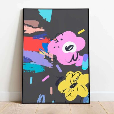 Abstract Spring Dark 009 Poster (42 x 59.4cm)