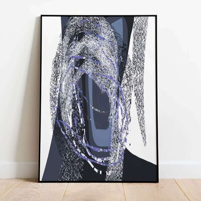 Abstract Swirls 001 Poster (50 x 70 cm)