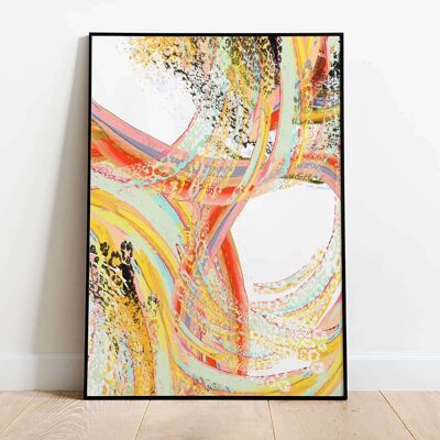Abstract Swirls 004 Poster (50 x 70 cm)