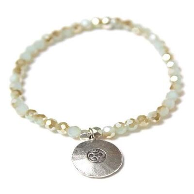 Om Armband - aqua