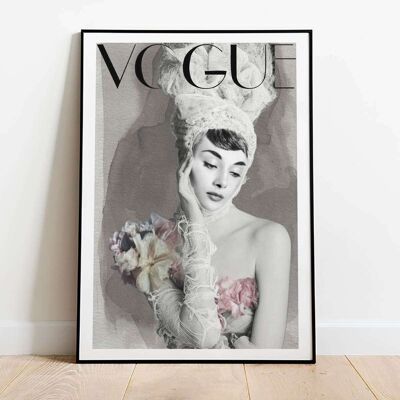Audrey Hepburn Illustration Poster (42 x 59.4cm)