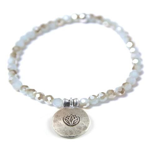 Bracciale Lotus - grigio