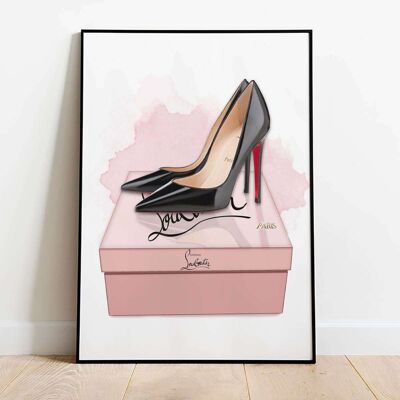 Black Heels Fashion Poster (42 x 59.4cm)