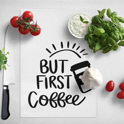 But first coffee Kitchen Typography Poster (61 x 91 cm)