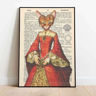 Cat Portrait Poster (42 x 59.4cm)