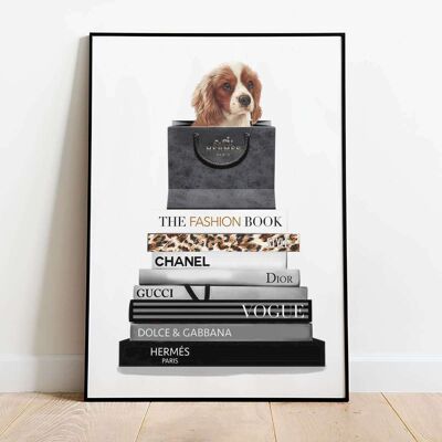 Cavapoo Cavoodle Dog Fashion Poster (50 x 70 cm)