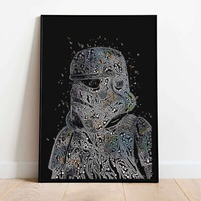 Confetti Sci-Fi Yoda Poster (61 x 91 cm)