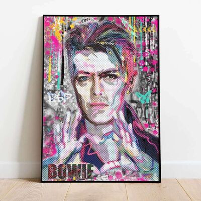 David Bowie Pop Graffiti Poster (42 x 59.4cm)