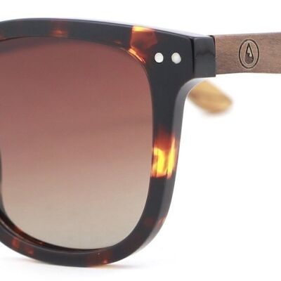 WAVE HAWAII sunglasses Chiclana, zebrano wood + acetate