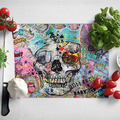 Dollar Baby Skull Pop Graffiti Poster (61 x 91 cm)