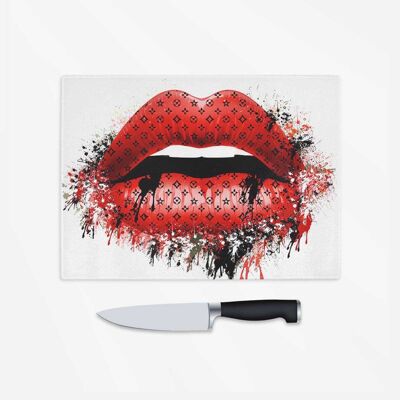 Fashion Lips Red Bullet Fashion Poster (50 x 70 cm)