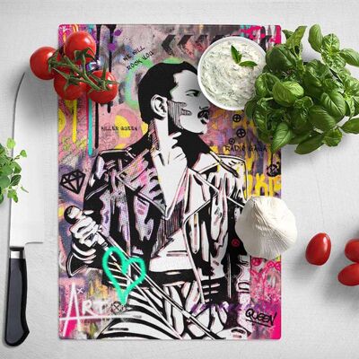 Freddie Mercury Young Pop Iconic Poster (50 x 70 cm)