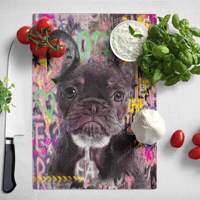 French Bulldog Puppy Pop Graffiti Poster (61 x 91 cm)