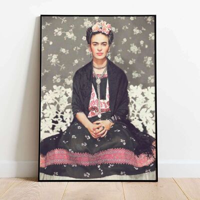 Frida Kahlo Pop Art Fashion Photography Poster (42 x 59.4cm)