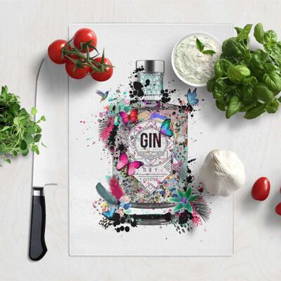 Gin Bottle 02 Poster (50 x 70 cm)