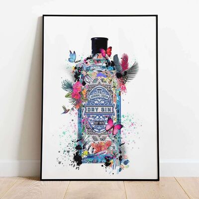 Gin Bottle 03 Poster (61 x 91 cm)