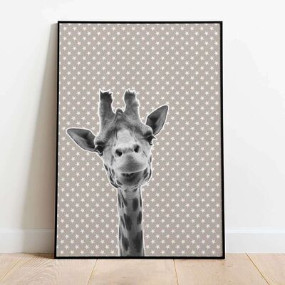 Giraffe Natural 001 Animal Poster (42 x 59.4cm)