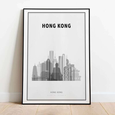 Honolulu Retro City Map Poster (61 x 91 cm)