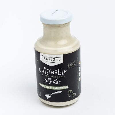 Cookable organic liquid vegetable - cashew nuts - 210ml