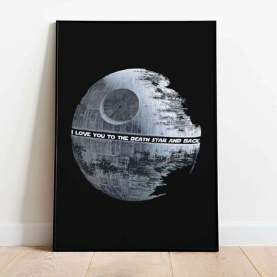 I love you to the Death Star Poster (42 x 59.4cm)