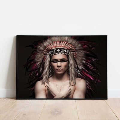Indian Native Photography Poster (50 x 70 cm)