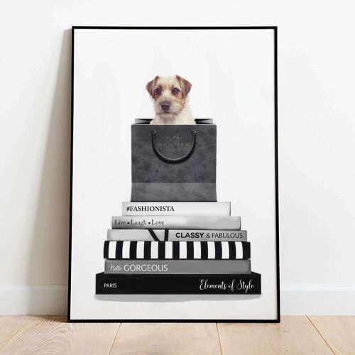 Jack Russel Dog Animal Poster (61 x 91 cm)