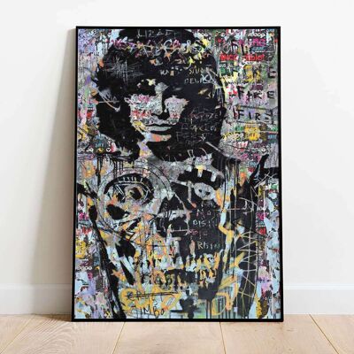 Jim Morrisons Pop Graffiti Poster (42 x 59.4cm)