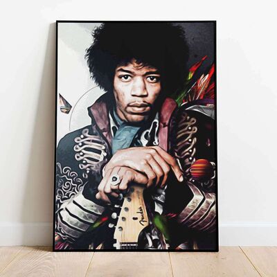 Jimi Hendrix Poster (42 x 59.4cm)