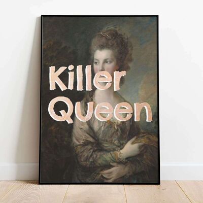 Killer Queen Typography Poster (42 x 59.4cm)