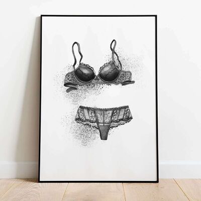 Lace Underwear Fashion Poster (50 x 70 cm)