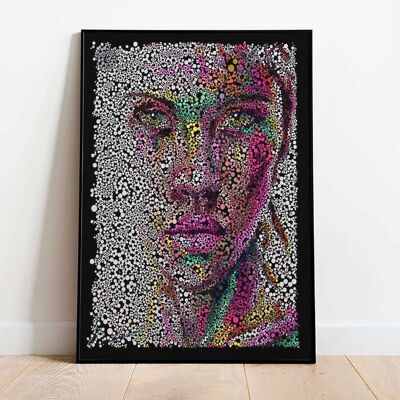 Lady Confetti 002 Abstract Poster (42 x 59.4cm)