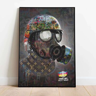 Make Art Not War Pop Graffiti Fashion Poster (42 x 59.4cm)