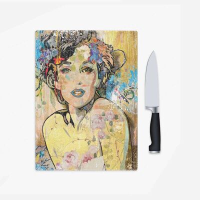 Marilyn Monroe Mixed Media Chopping Board