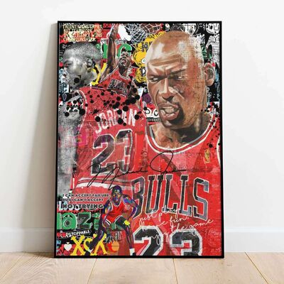 Michael Jordan Graffiti Poster (50 x 70 cm)