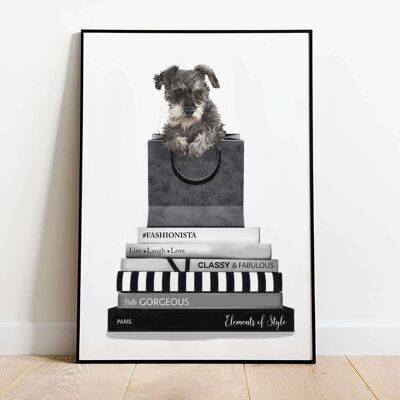 Mini Schnauzer Dog Poster (50 x 70 cm)