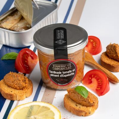 Sardina de tomate y pimiento de Espelette