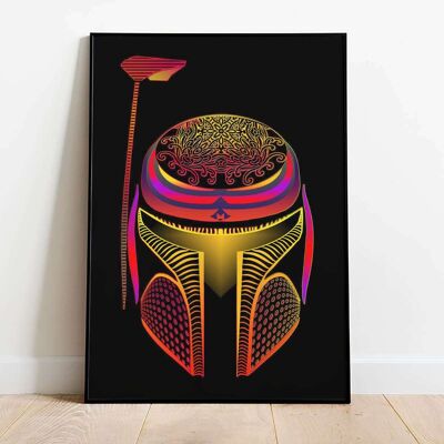 Neon Boba Fest Inspired Poster (50 x 70 cm)