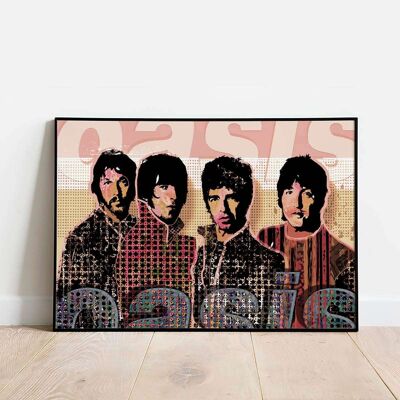 OASIS Music Pop Graffiti Poster (42 x 59.4cm)