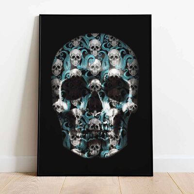 Octopussy Skull Poster (50 x 70 cm)