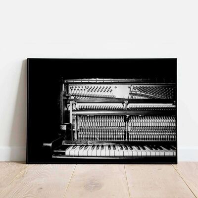 Old Piano Music Poster (50 x 70 cm)