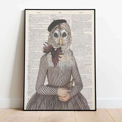 Owl Animal Poster (42 x 59.4cm)