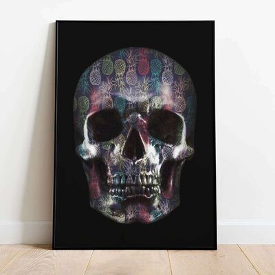 Pineapple Skull Poster (50 x 70 cm)
